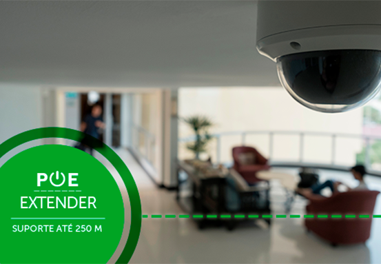 Maior alcance na alimenta&ccedil;&atilde;o de dispositivos IP