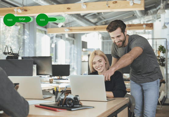 Maior capacidade de tr&aacute;fego de dados