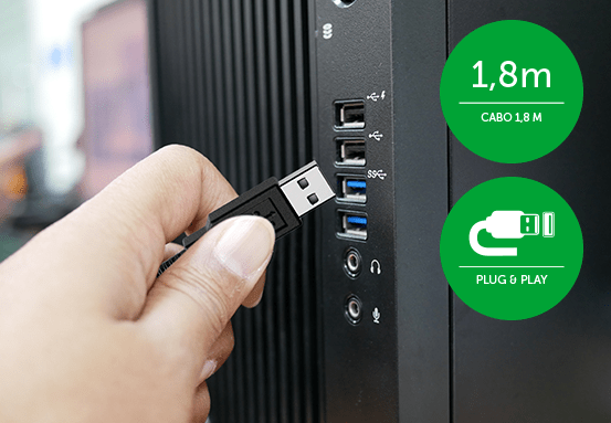 Conector USB do mouse