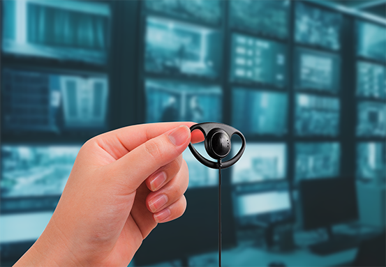 Fone de ouvido de encaixe tipo D