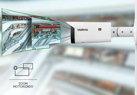 Visão Aguçada com Zoom Motorizado