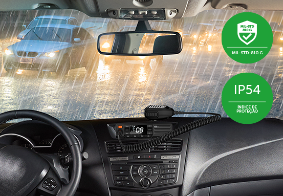 R&aacute;dio resistente e dur&aacute;vel com certifica&ccedil;&atilde;o militar