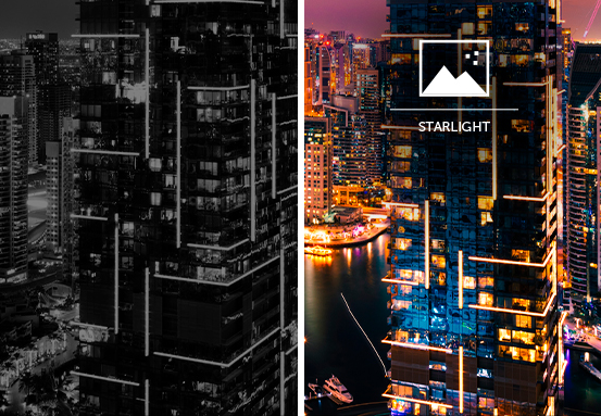 Fun&ccedil;&atilde;o Starlight para Vis&atilde;o Noturna Colorida