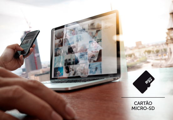 Grava&ccedil;&atilde;o Local com Cart&atilde;o Micro-SD