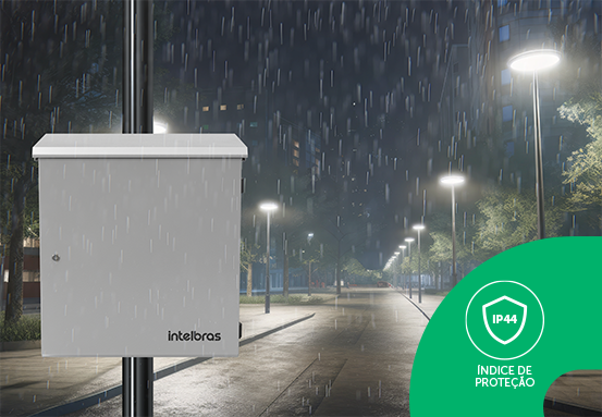 Proteção IP 44 contra intempéries