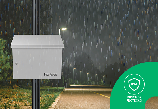 Proteção contra intempéries com Selo IP 44