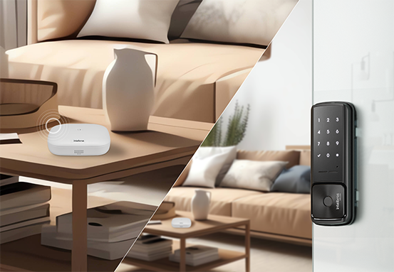 Solução conectada com Hub de automação