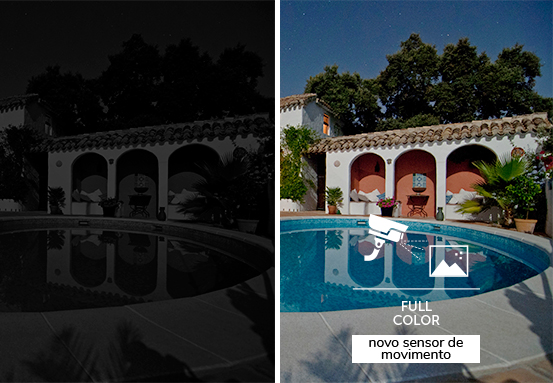 Tecnologia Full Color + IR
