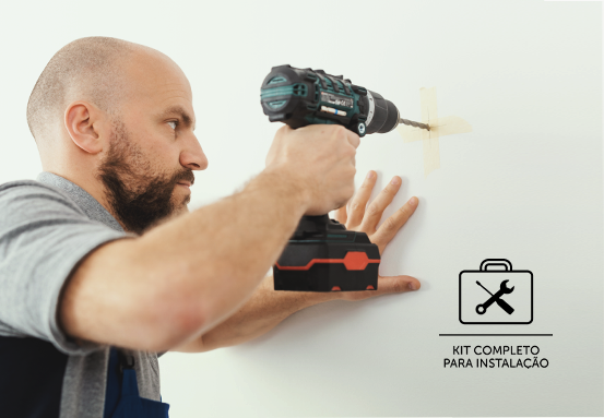 Kit de instalação completo
