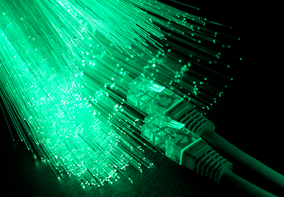 Diagrama mostrando o alto desempenho de rede do switch