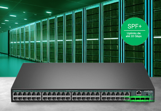 Portas SFP+ de 10 Gbps