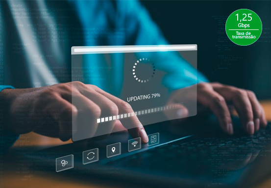 Alta velocidade de tráfego