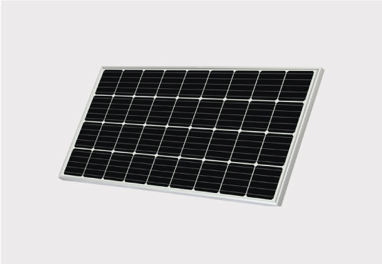 Gr&aacute;fico mostrando a excelente efici&ecirc;ncia do m&oacute;dulo solar