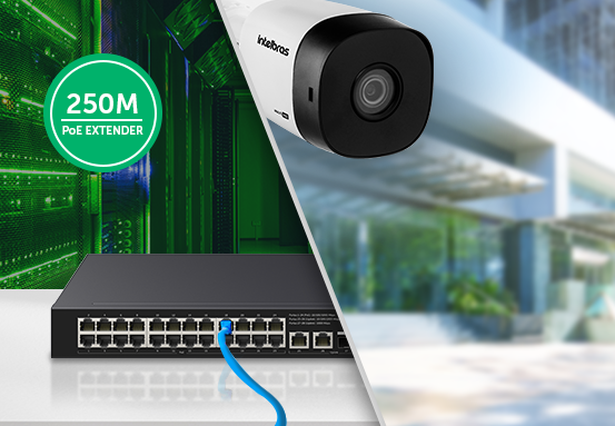 Maior alcance PoE