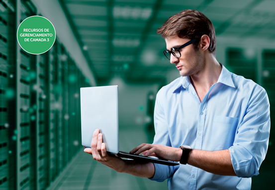 Infogr&aacute;fico de alta performance de rede