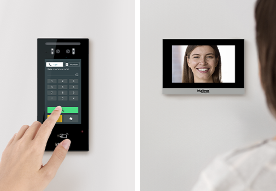 C&acirc;mera integrada para v&iacute;deo chamadas