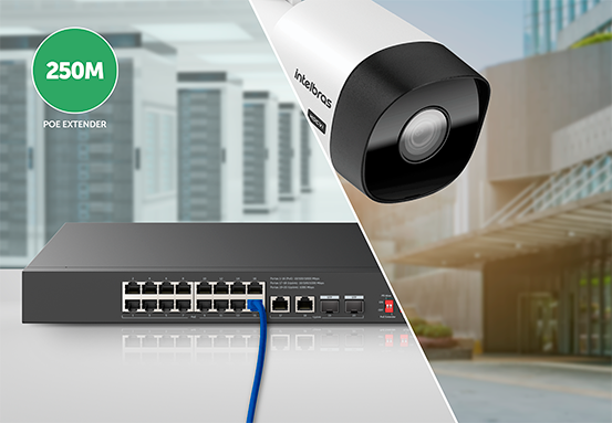 Maior Alcance com PoE Extender