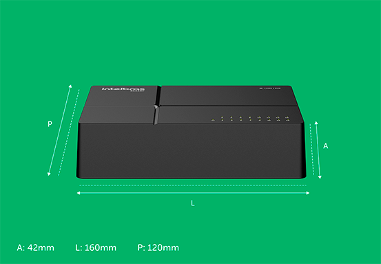 Design compacto e moderno para qualquer ambiente