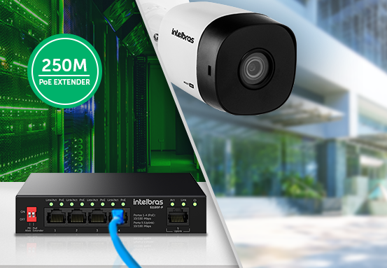 Maior Alcance com PoE Extender