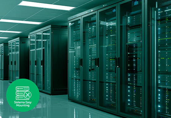 Fácil de montar e prático de instalar