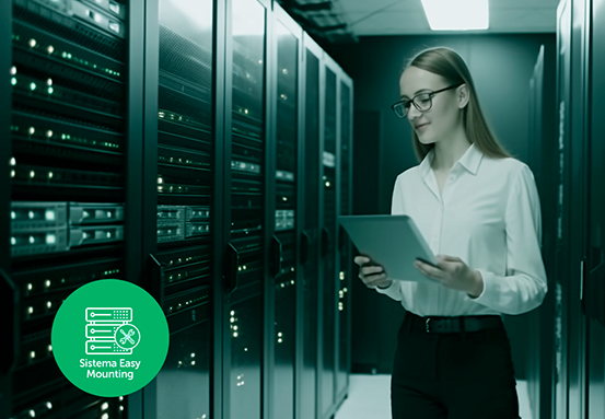 Fácil de montar e prático de instalar