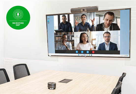 Microfone 360° Omnidirecional