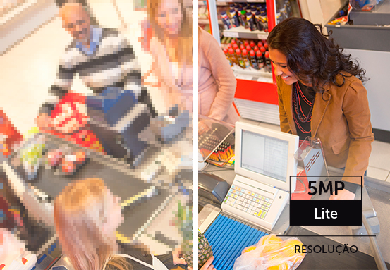 Comparativo de qualidade de imagem com Alta Resolução