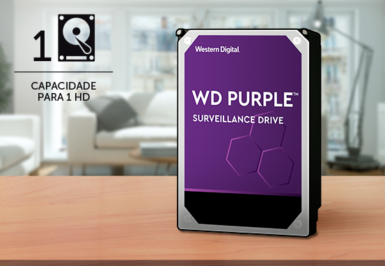 Alta capacidade de armazenamento com HDs WD Purple