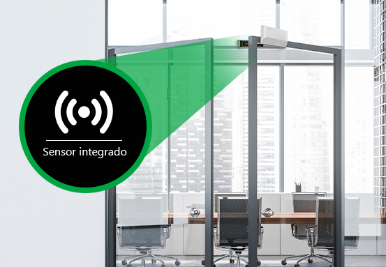 Sensor de porta aberta integrado ao sistema