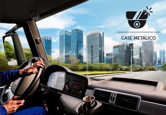 C&acirc;mera com case met&aacute;lico robusto