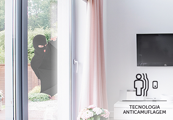 Ilustração da tecnologia anticamuflagem