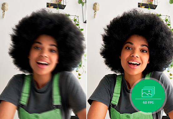 Movimentos fluidos com 60 FPS