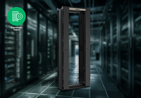Organiza&ccedil;&atilde;o segura do Data Center com o Rack RAE 44U