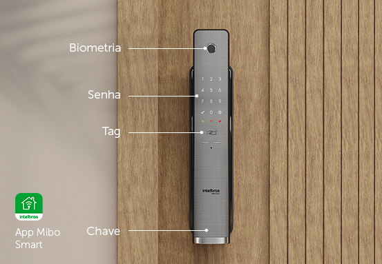 5 em 1: Segurança com cinco opções de acesso