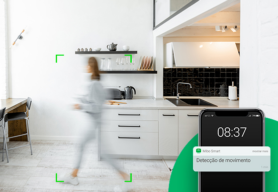 Demonstração da função Autotracking seguindo movimento