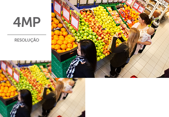 Segurança máxima com imagem em alta definição