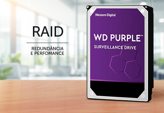 Diagrama mostrando a tecnologia RAID