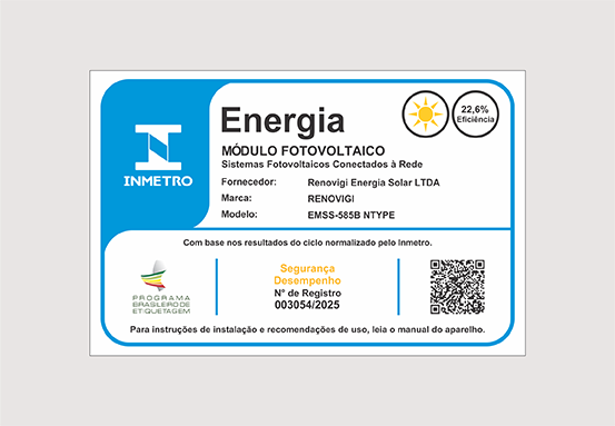 Selo de registro do INMETRO