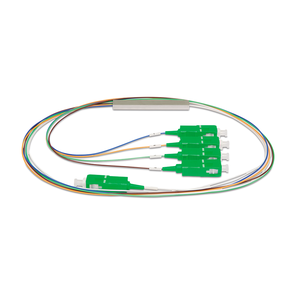 Splitter Óptico 1x4 com conector SC/APC Balanceado XFS 142 | Intelbras
