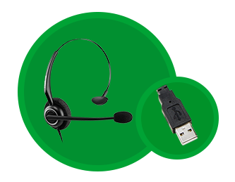 Headset CHS 55 USB Intelbras