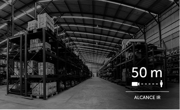 alcance IR câmera HDCVI VHD 5250 Z SL Intelbras