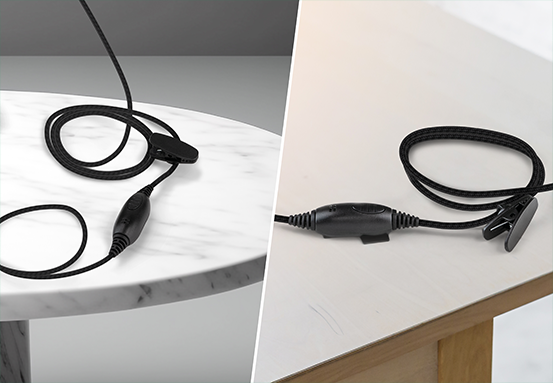 PTT resistente com clipe de fixação