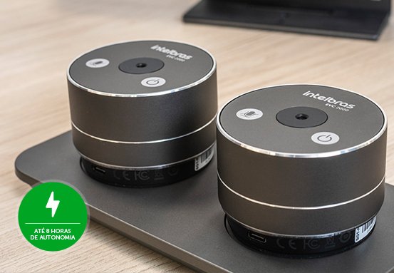 Base carregadora com microfones