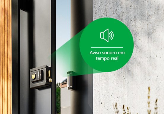 Fechadura elétrica inteligente IFX 4000 ID | Intelbras